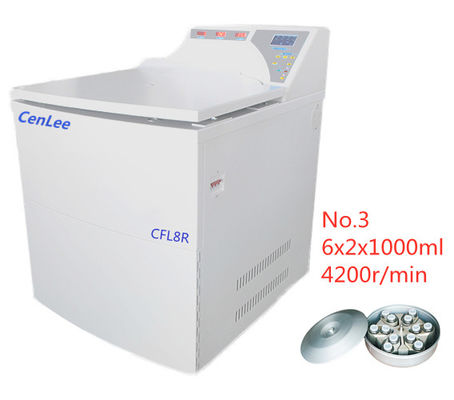 Bom preço. Assoalho Precooling que está o centrifugador refrigerado, centrifugador do saco do sangue de 2400ml 8000r/min on-line