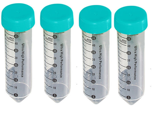 Bom preço. Max RCF 21000 xg Tubos de plástico de laboratório Tubo de centrífuga graduada 15 ml Tubo Falcon 50 ml Com tampa de parafuso on-line