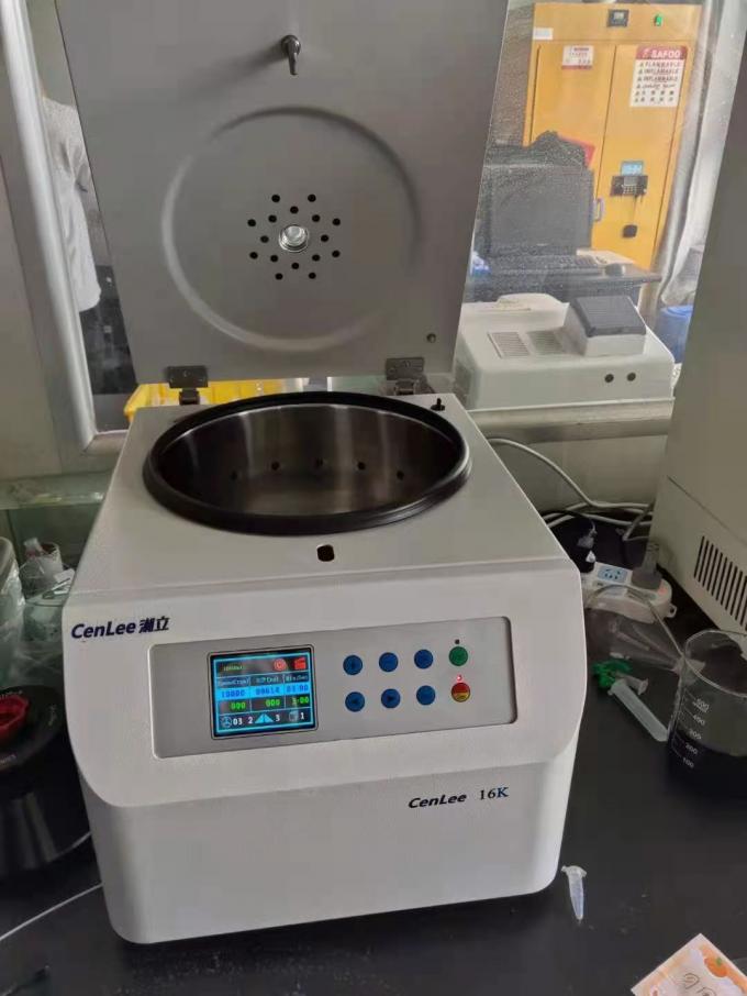 Centrífuga de laboratório de alta velocidade com ecrã LCD ou LED 2