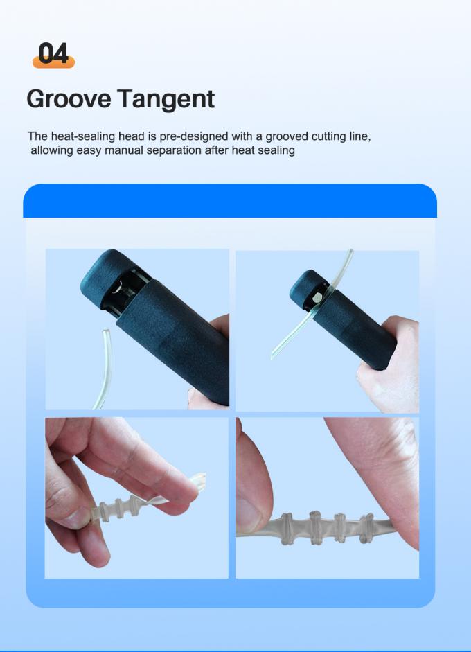 Selador de tubos para bolsas de sangue de PVC Cenlee para hospitais, m&aacute;quina seladora de tubos para banco de sangue 2