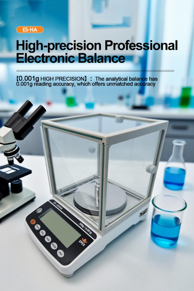 Leg&iacute;vel 0,001g Balan&ccedil;a de precis&atilde;o de laborat&oacute;rio Instrumentos de laborat&oacute;rio Balan&ccedil;a anal&iacute;tica Balan&ccedil;a com escudo de rascunho 0