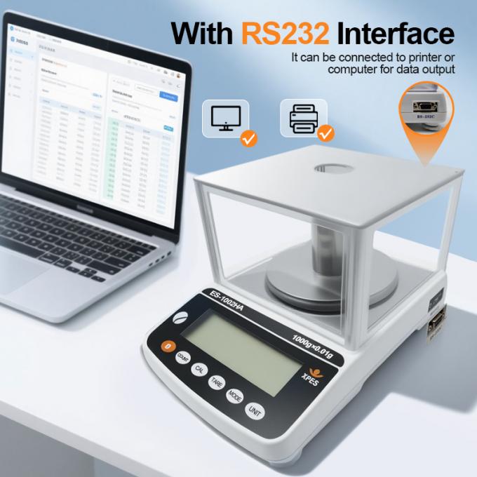 Leg&iacute;vel 0,001g Balan&ccedil;a de precis&atilde;o de laborat&oacute;rio Instrumentos de laborat&oacute;rio Balan&ccedil;a anal&iacute;tica Balan&ccedil;a com escudo de rascunho 1