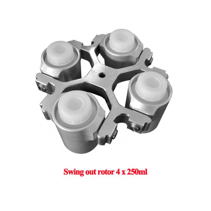 Centrífuga de bancada com rotor basculante TDZ5-WS com frascos de centrífuga de 100ml e 250ml 0