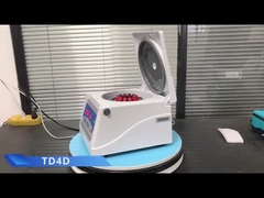 Assista: Centrifugadora de Baixa Velocidade para Desktop TD4D com Rotor Angular para Apresentação de Terapia PRP