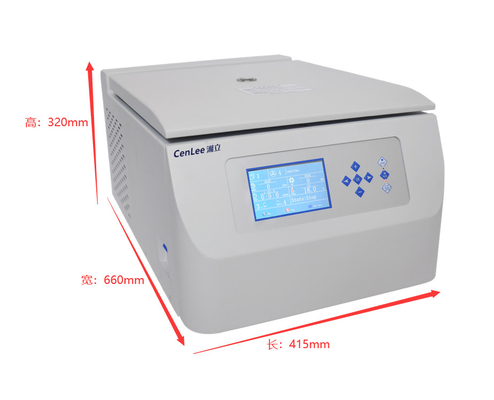 Bom preço. Máquina refrigerada de baixa velocidade do centrifugador de Benchtop do microprocessador na capacidade de 5000rpm 300ml máxima on-line