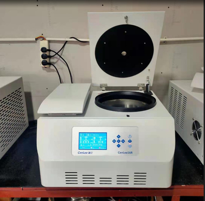Bom preço. Centrifugador de alta velocidade refrigerado 16000rpm 6x100ml do laboratório com o rotor fixo do ângulo on-line