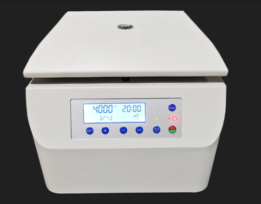 Centrifugador de baixa velocidade 4000rpm do laboratório de Benchtop com o rotor fixo 6x 50ml do ângulo