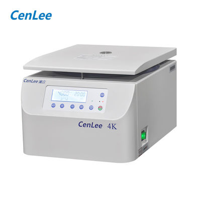 Centrífuga de plasma prp de bancada de baixa velocidade em 4000 rpm com 300 ml de máquina de centrífuga de sangue/plasma/soro