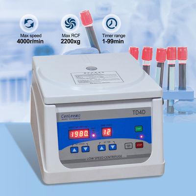 TD4D Centrifugadora PRP de baixa velocidade Solução superior de banco para separação sanguínea de plasma rico em plaquetas