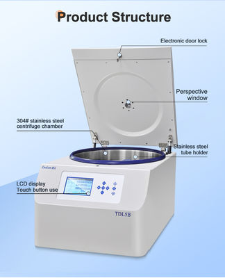 TDL5B Centrífuga de extração de gordura multifuncional PRP Max. RCF de 4390 x g e Max. RPM de 5000 r/min para profissionais de beleza