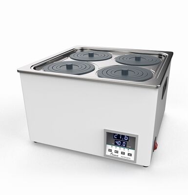 Bom preço. Banho de água termostático digital WB100-4 com ecrã digital, tanque interno de aço inoxidável e proteção contra queimaduras secas on-line