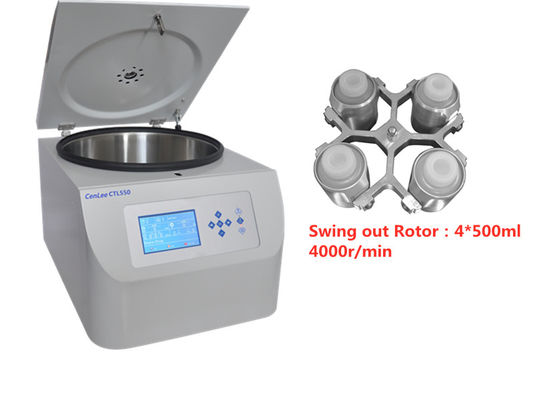 Bom preço. Capacidade 5310RCF Benchtop do centrifugador clínico de 5500RPM 2000ml a grande ventilou on-line
