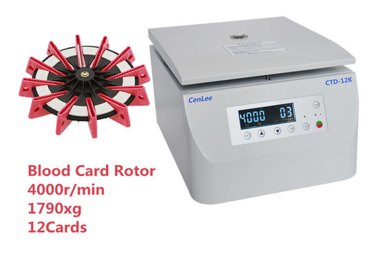 Bom preço. O cartão do sangue de 12 cartões refrigerou o motor sem escova 1PH da C.C. de Microcentrifuge on-line